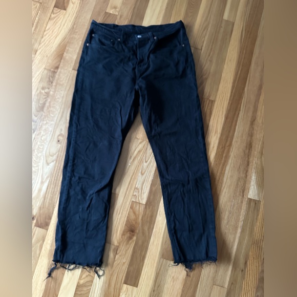 Levi’s 501 Women’s Jeans - Button Fly - Raw Hem - Black - Picture 1 of 8